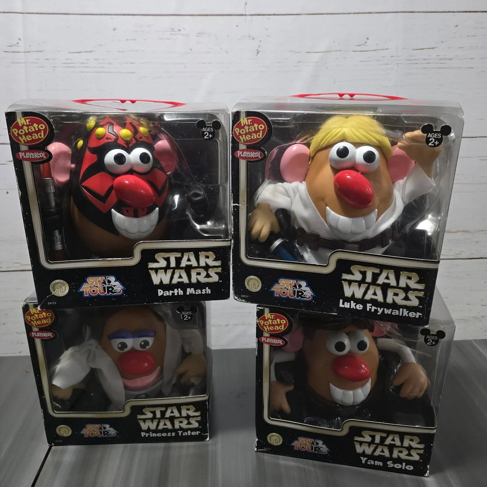 Star Wars Mr. Potato Head Collectibles Set Of 4 New - Picture 3 of 10